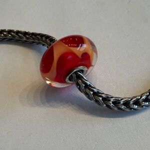 Authentic Trollbeads Coral Wave bead